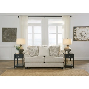 Ashley Furniture Asanti Fabric Loveseat, Beige