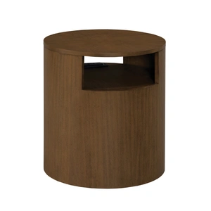Hammary Hidden Treasures Kin Round Wood End Table
