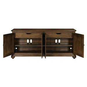 Kincaid Commonwealth Morton 76-inch Wood Entertainment Console w/4 Doors, Brown