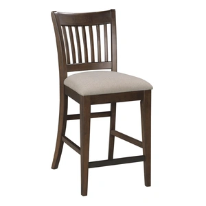 Kincaid Kafe Tall Rake Wood/Fabric Back Chair