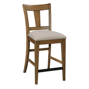 Kincaid Kafe Tall Splat Wood/Fabric Back Chair