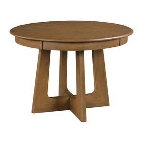 Kincaid Kafe W44-inch Round Wood Pedestal Table