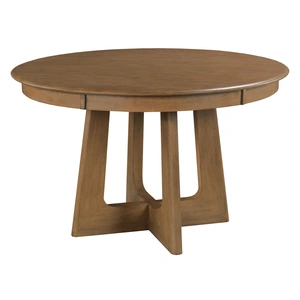 Kincaid Kafe W54-inch Round Wood Pedestal Table