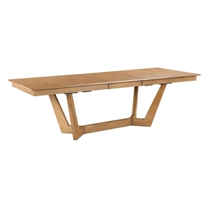 Kincaid Kafe W80-inch Rectangular Wood Trestle Extendable Table