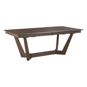 Kincaid Kafe W80-inch Rectangular Wood Trestle Extendable Dining Room Set