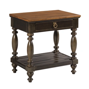 Kincaid Bridgetown Warren Rectangular Wood Bedside Table w/Drawer