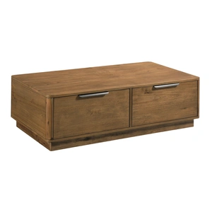 Hammary Hidden Treasures Blair Rectangular Wood Coffee Table w/4 Drawers