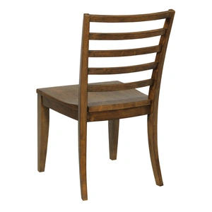 Kincaid Abode Frisco Ladderback Wood Side Chair, Brown