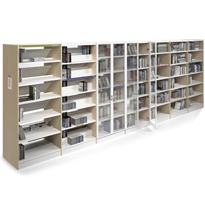 Actiu Class 20 Customizable Modular Flexible High Storage Bookcase, Single Access