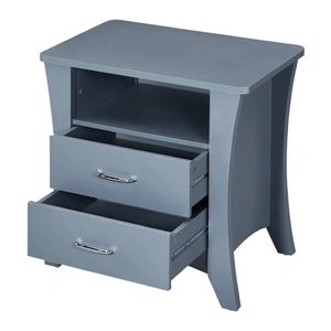 ACME Colt Wood Veneer/Wood Accent Table/Nightstand
