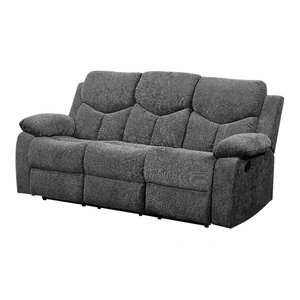 ACME Kalen Chenille Fabric Reclining Sofa, Gray