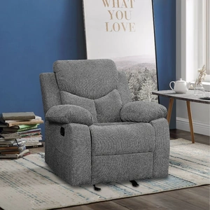 ACME Kalen Fabric Reclining Chair, Gray