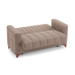 Casamode Ace Polyester Convertible Storage Living Room Set