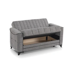 Casamode Ace Polyester Convertible Storage Loveseat