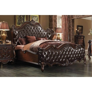 ACME Versailles PU Tufted Panel Bedroom Set
