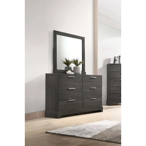 ACME Lantha Storage Platform Bedroom Set, Gray Oak