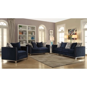 ACME Phaedra Living Room Set in Blue