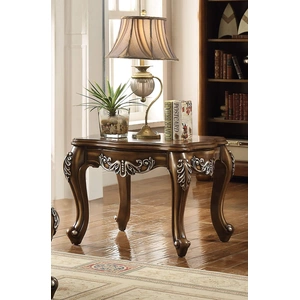 ACME Latisha End Table, Antique Oak