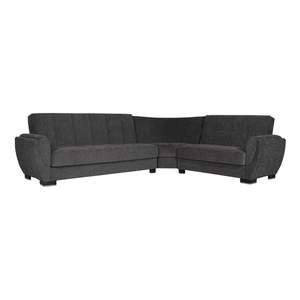 Casamode Armada Air Fabric/PU Convertible L-Shaped Sectional Sofa