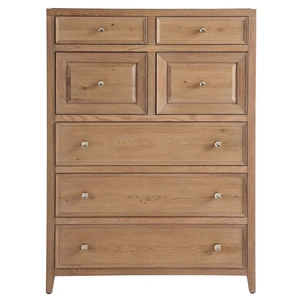 Universal Furniture Weekender Wood Chest w/5 Drawers & 2 Doors, Sand Dune