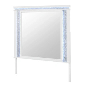 Global Furniture USA Alina LED Mirror in White
