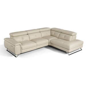 Diven Living Allegro Leather Modular Sectional Sofa, Spessorato Lino