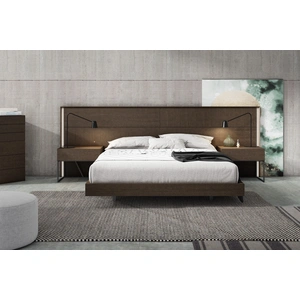 J&M Furniture Almada Wood Bedroom Set, Ash