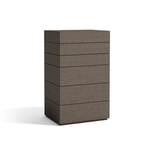 J&M Furniture Almada Wood Chest, Ash