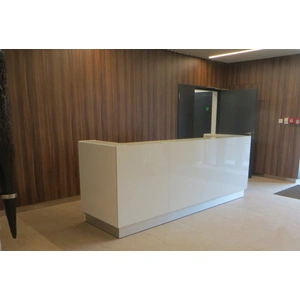MDD Office Furniture Linea 96 1/4-inch x 33 1/2'' Straight Medium Reception Desk