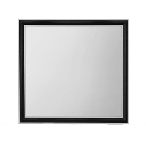 Global Furniture USA Amelia Wood Veneer Mirror, Grey/Black