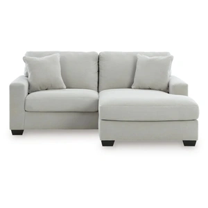 Ashley Furniture Greenbriar Fabric Sofa with Chaise | Nuvella Performance Gray