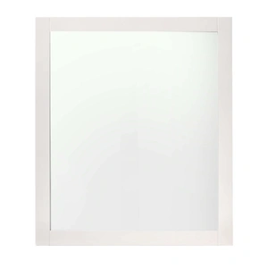 Chintaly Imports Amsterdam Contemporary Mirror, Matte White