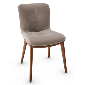 Calligaris Annie Fabric/Wood Dining Chair (Set of 2)