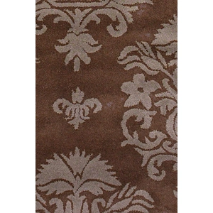 Chandra Antara Wool Handmade Rug, Brown/Taupe