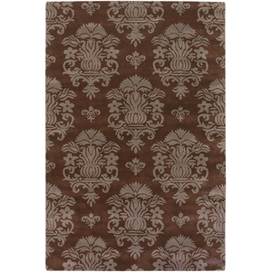 Chandra Antara Wool Handmade Rug, Brown/Taupe