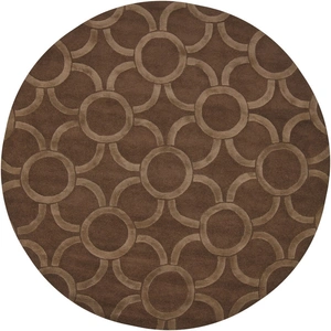 Chandra Antara Wool Handmade Rug, Brown