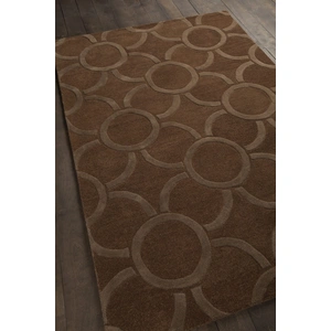 Chandra Antara Wool Handmade Rug, Brown