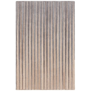 Chandra Anya Wool Rectangular Hand-tufted Rug, Grey/Gold
