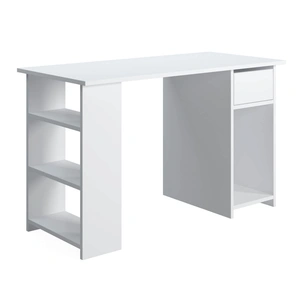 Mod-Arte Arma Office Desk Modern Contemporary with Storage in White