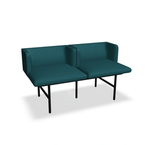 MDD Office Furniture Agora 2 Segment Seating Bench w/Backrest