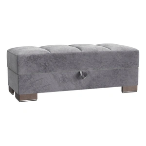 Casamode Armada Fabric/PU Lounge Storage Ottoman