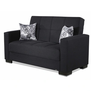 Casamode Armada Fabric/PU Convertible Loveseat