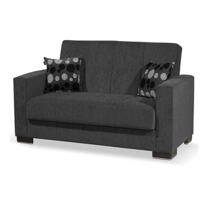 Casamode Armada Fabric/PU Convertible Loveseat