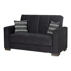 Casamode Armada Fabric/PU Convertible Loveseat