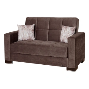 Casamode Armada Fabric/PU Convertible Loveseat