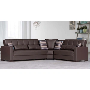 Casamode Armada PU Convertible Sectional Sofa