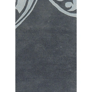 Chandra Aschera Wool Round Handmade Rug, 7'9-inch, Charcoal/Grey