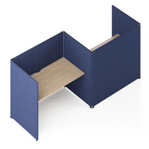 NARBUTAS My Space Double Alternating Office U Shape Workstation Cubicle