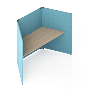 NARBUTAS My Space Single Office V Shape Workstation Cubicle