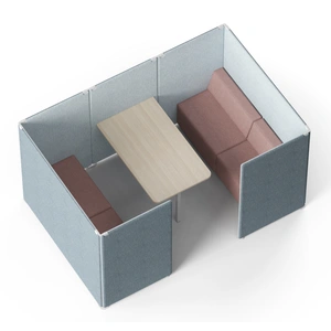 NARBUTAS My Space Single 4-Person Office Meeting Space Cubicle